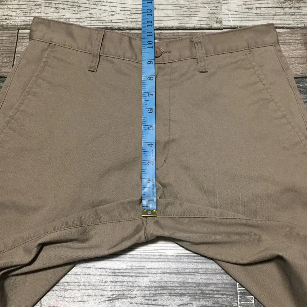 RVCA Weekend Chino Shorts Men’s 29 Brown Tan (Inseam 9) Canvas Casual